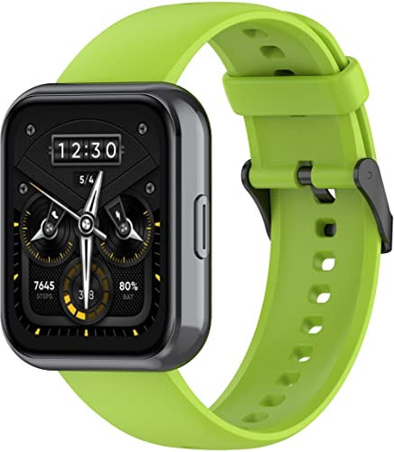 Chainfo Correa de Silicona Suave Compatible Con Realme Watch 3 / 2 / 2 Pro, Repuesto Ideal NO221015 (Pattern 9)