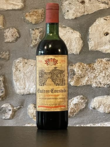 Vin rouge, canon Fronsac, Château Coustolle 1966