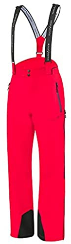 Black Crevice Herren Skihose, 10.000mm Wassersäule, atmungsaktiv, rot, M