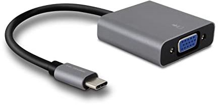 METRONIC 395295 Adaptateur USB-C mâle vers VGA fem. - Gris
