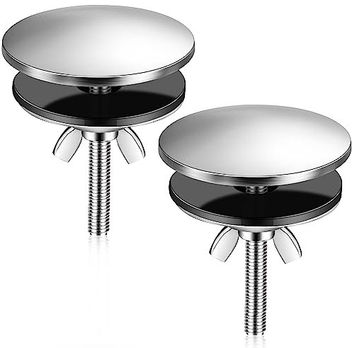2 piezas de cubierta de agujero de fregadero de cocina de 2 pulgadas, cubierta de agujero de grifo, cubierta de acero inoxidable para fregadero de cocina, tapa de placa de agujero de grifo (acero