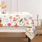 Arquiel Tischdecke Weihnachten, Erntedankfest Herbsternte Eichhörnchen Orangefarbenes Blatt Tischdecke für Party Picknick Herbst Abendessen Dekor(152 x 213 cm)