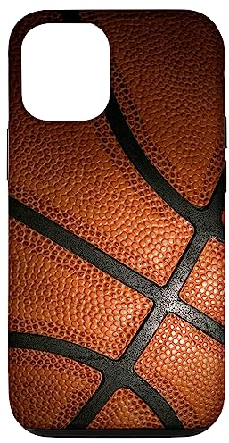 Hülle für iPhone 12/12 Pro Basketball-Oberfläche