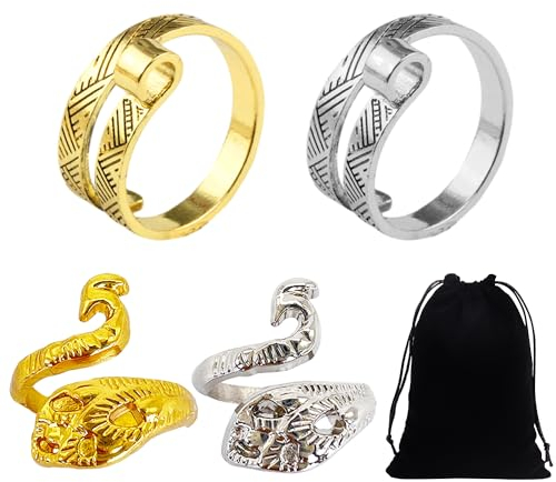 COACOM Lot de 2 Anneaux à Crochet et Tricoter, Sac en Flanelle, Accessoires de Couture, Outils de Tricot