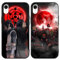 PBNDJVG 2 Stück Handyhülle für Apple iPhone XR Hülle 6.1 Zoll Anime Uchiha Itachi Sasuke Manga Muster Design Junge Case All Inklusiv Linsen Schutzhülle TPU Silikon Weich Ultra Dünn Cover, 02
