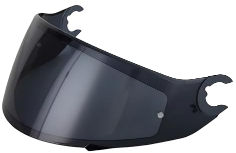 Guajiro - Visiera per casco compatibile con Shark VZ160 Spartan | Skwal | Skwal 2 | D Swawal - Schermo in policarbonato predisposto per Pinlock (Nero)