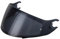 Guajiro - Visiera per casco compatibile con Shark VZ160 Spartan | Skwal | Skwal 2 | D Swawal - Schermo in policarbonato predisposto per Pinlock (Nero)