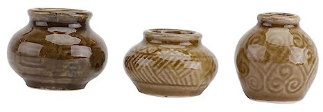 SEWOART 6 Pcs Mini Ceramic Jar Mini House Jar Mini Jar Miniature House Jar Pot Mini Accessories Porcelain Vase Doll House Accessory Terrarium Decor Micro Landscape Vase Mini Vases Ceramics