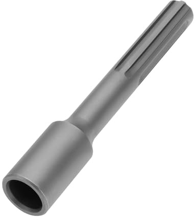 ECSiNG 1 Stück SDS-Max-Bodennageltreiber aus Legiertem Stahl Innendurchmesser 20,5 Mm Geeignet für Den Einsatz In Bohrhämmern mit SDS-MAX-Schaft (167 X 28 Mm).