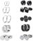 Yolistar 10 Paires Acier Inoxydable Boucle oreille, Homme Femme Ronde Clou, Zircon Piercing Boucles doreilles, Bijoux Pour Les Mariages, Anniversaires Et Vacances
