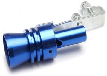 TZIUSFAC Auto-Endschalldämpfer Autoauspuff-Turbo-Sound-Pfeife Für Mercedes Für Benz W211 W203 W204 W210 W124 AMG W202 Auspuffblenden(Blau)