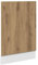 vidaxl Tapa para lavavajillas, roble Artisan, 45 x 3 x 67 cm, material de madera, integrable para muebles de cocina, resistente y duradero, placa simple, fácil de limpiar