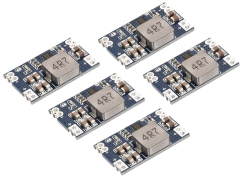 sourcing map DC-DC Buck Converter Regolatore di tensione Step Down Modulo di alimentazione MINI560 7-20V a 3.3V 5A per la regolazione della potenza trasformatori di potenza 5 pezzi
