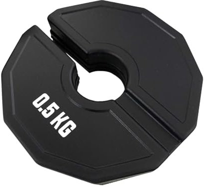 Harilla Fractional Weight Plate Dumbell Weight Space Saving Portable Gym Supplies Micro Change Plate for Dumbbells Standard Barbells, 0.5kg