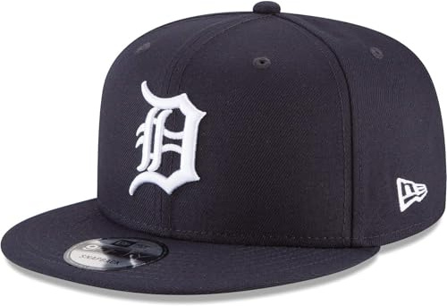 New Era Herren Snapback, Detroit Tigers – Marineblau, Einheitsgröße