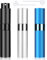 ACWOO Atomizador Perfume Recargable, 3pcs Portátil Mini Botella de Perfume Vacía Recargable, 10ml Mini Botellas de Spray, Botella Vacío Pulverizador para Viajes, Vacacione, Negro+Azul+Plata