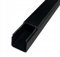 PVC Kabelkanal 40x40mm, Gesamtlänge 2 Meter, Elektroinstallationskanal mit Deckel, schwarz
