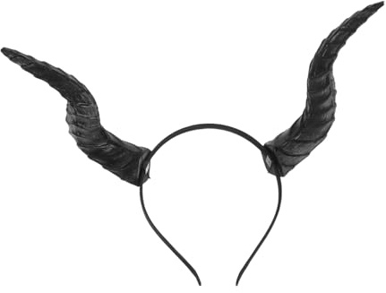 Healvian Hörner Stirnband Mit Abnehmbarem Horn Für Erwachsene Halloween Haarreif Aus Weichem Pu-material Verstellbares Stirnband Für Cosplay Und Partydekoration