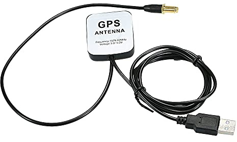 HETHLIF GPS mit Dual-LNA-Verstärker, 30 DB Signalverstärker für Smartphone, Laptop, Tablet mit Magnetfuß, USB-Anschluss