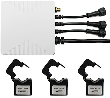 Tuya WiFi ZigBee Smart Energy Meter KWh Power Monitor 3 Phase Single 500A 300A 200A 120A 80A Clamp Current Transformer Accurate Energy Monitoring(1000A,ZigBee)