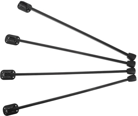 Kisangel 4 Stück 4 Stück Klappbare Tischbeine 50cm aus Eisen mit Rutschfesten Huffüßen Stabile Möbelbeine für Couchtisch Schrank und Gartenmöbel