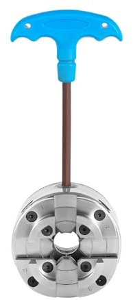 4-Backen Spannfutter M33 Gewinde 96mm Backenfutter mit 2 Schraubenschlüsseln Drehbankfutter für Drechselbank und Holzbearbeitung