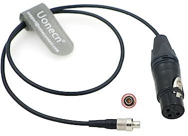 Fvb. 00.303. Nlae24 3 broches Lemo vers XLR 3 broches câble femelle pour Sennheiser SK2000 transmetteur audio entrant