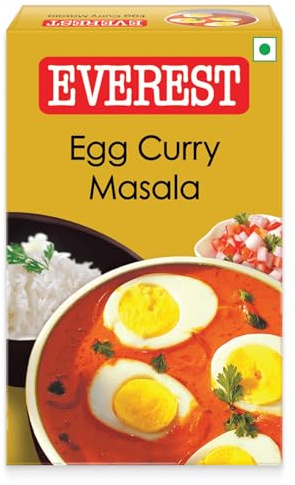 Everest Egg Curry Masala Powder 50g | Indian Seasoning Spice Blend for Anda Curry, Boiled Egg Gravies & Home-Style Indian Cooking | India’s No.1 Spice Brand