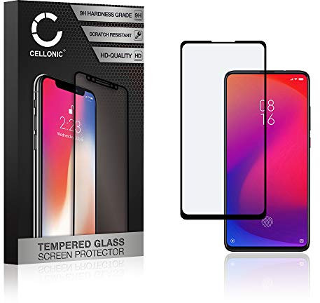 CELLONIC Protector pantalla móvil compatible con Xiaomi Mi 9T / Mi 9T Pro (3D Case-friendly, 0,33mm, 9H) - Cristal protector autoadhesivo Protector de pantalla