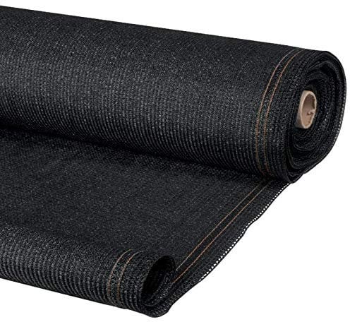 IDMarket - Brise Vue Haute densité 1,8 x 10 M Noir 300 GR/m² qualité Pro