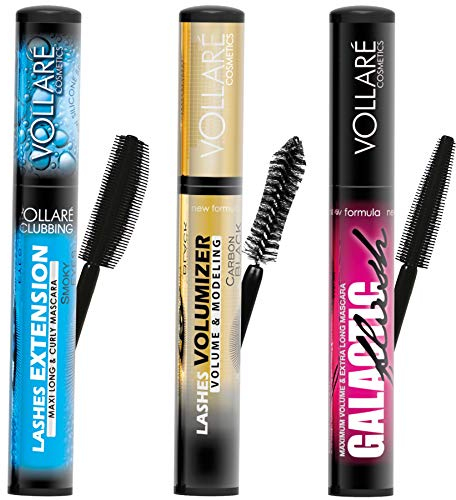 Wimperntusche Mascara Schwarz Verlängerung Schwung und Volumen Effekt 12 ml, Effekt:GALACTIC FLASH