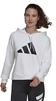 adidas Femme Fi 3b Hoodie Sweatshirt, Blanc, XS EU