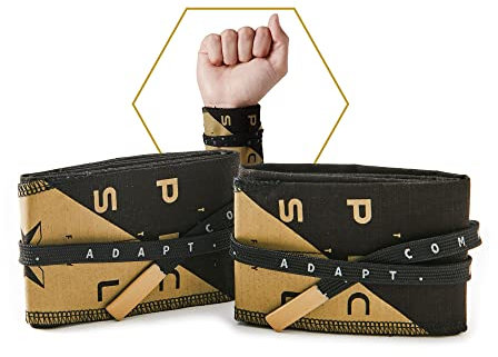 PICSIL Handgelenkbandagen für Cross-Training, 100% Baumwolle, Beugt Verletzungen, Sehnenentzündungen vor, Für Bodybuilding, Boxen, Gymnastik, Calisthenics, Fitnes, für Männer und Frauen (Black)