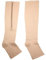 Calze a con Cerniera per Donna Uomo, Calze a Open Toe, Calze per Vene con Supporto per Polpaccio Al Ginocchio(S/M-pelle)