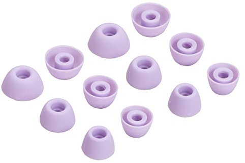 Replacement Earbuds Tips Silicone Eartips for Samsung Galaxy Buds 2 Pro Headphones Fit in Case Buds Tips,6 Pairs (Bora Purple)