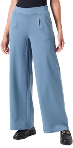 ICHI Damen Ihkate Sus Long Wide Pa2 Lässige Hose, 184215/Blue Mirage, XL EU