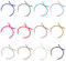 UNICRAFTALE 12Pcs 12 Colors Nylon Twist Cord Bracelet Making Sets 22.8cm Slider Bracelets Nylon Cord Chain Link Bracelet with Brass Findings Adjustable Bracelet Chains for DIY Bracelet Jewelry Making