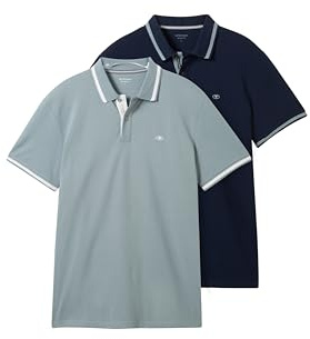 Tom Tailor Herren Poloshirts im Doppelpack