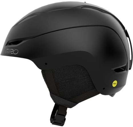 Giro Ceva Mips Helmet With Adjustable Fit System, Thermostat Control Venting, Audio Compatible, Mips Protection For Skiing & Snowboarding, Color: Matte Black, Size: M