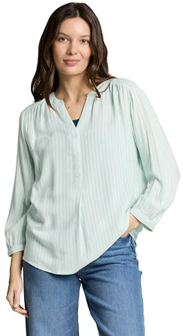 TOM TAILOR Damen Bluse mit Streifenmuster