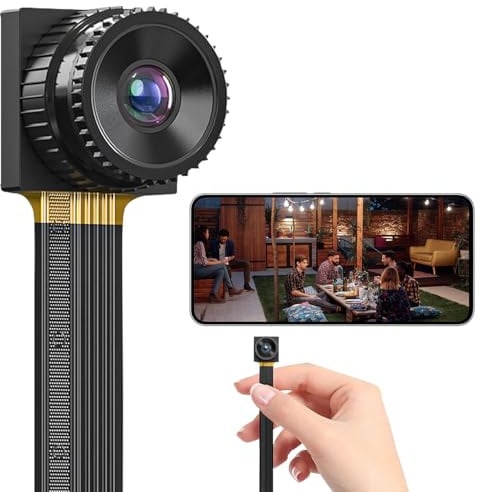 Micro caméra 2K connectée avec capteur de mouvement DV-345.mini [Somikon]