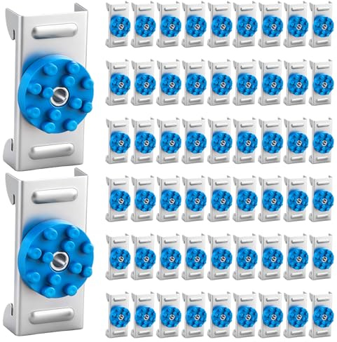 Innconee 80 Pack Soundproofing Sound Isolation Clips Resilient Channel Mounting Clip Reduces Noise from Noisy Neighbors for Apartment Recording Studio Sound Proofing for Walls and Ceilings (Blue)