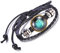 Feilok Elegant 12 Sternbild VirgoUnisex Verstellbar Armbänder Armband Legierung Leder Beads Seil Armkette Armreif, Farbe: Schwarz und Blau
