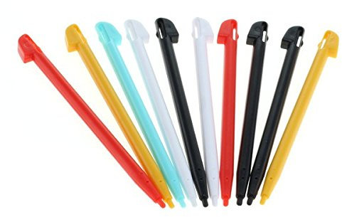 10 x Ersatzstift für Nintendo Wii U Gamepad Controller Kunststoff Set mit 10 Stück bunt 10er Set