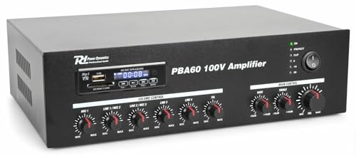 Power Dynamics PBA60 Amplificador Mono de Linea 100V 60W