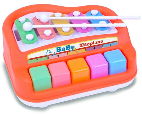 Bontempi | MiniHarmony: Xilopianer mit 5 Noten für eine sanfte und harmonische musikalische Erkundung, 175x170x70 mm
