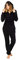 Moniz Damen Jumpsuit, Onesie, Overall (S, Vulcano Black)