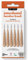 The Humble Co. Interdentalbürste - Bambusgriff - Mittel - Orange - 4er Pack (24 Stk. à 6 Stk. U-förmig, Bambusborsten, Vegan, Erwachsene, Unisex)