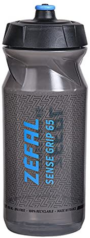 ZEFAL Sense Grip Bouteille Mixte Adulte, Noir/Bleu, 650 ML