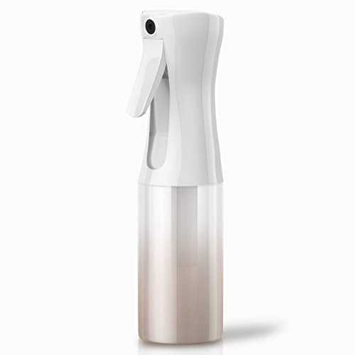 Uervoton Haarspray-Flasche, 160 ml Kontinuierliche Wasserflasche Mister leer, Aerosol-Feinnebel-Haarspray-Flasche zum Bändigen von Haaren am Morgen, für Haarstyling, Pflanzen, Haustiere (Roségold)